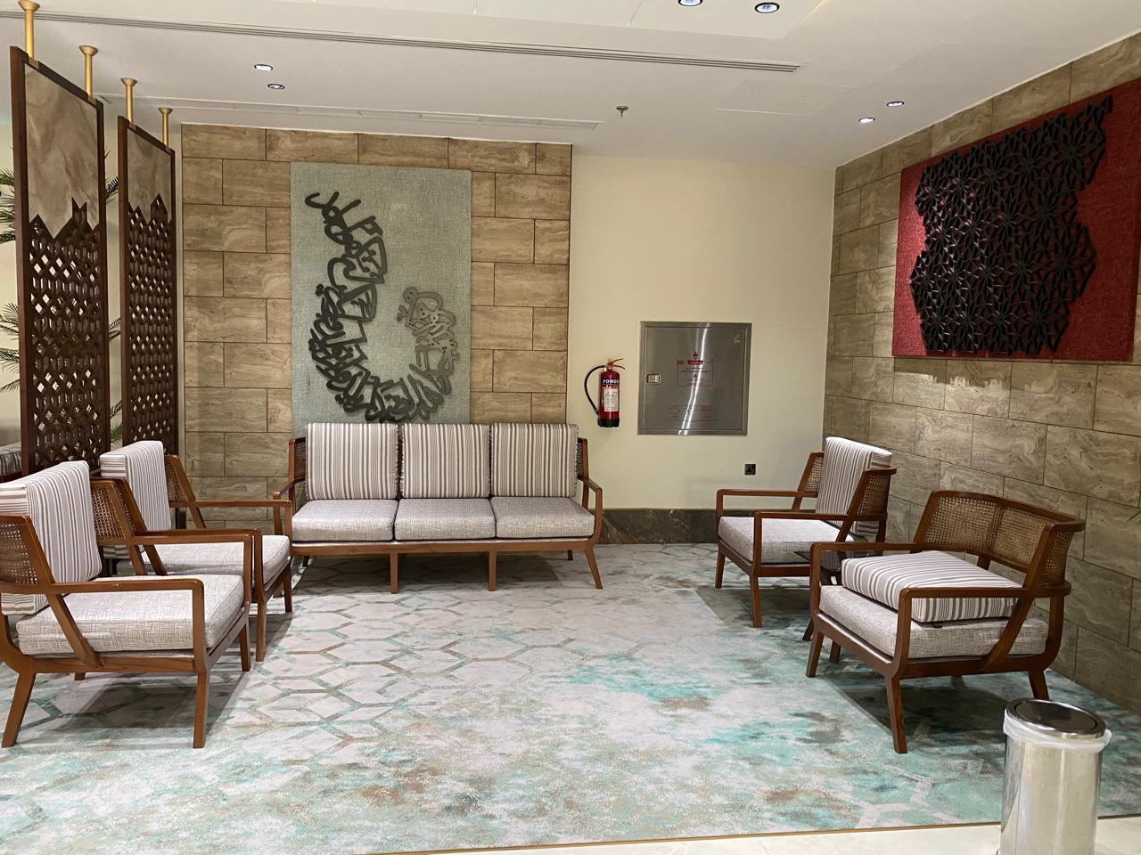 Qira Hotel lobi köşesi